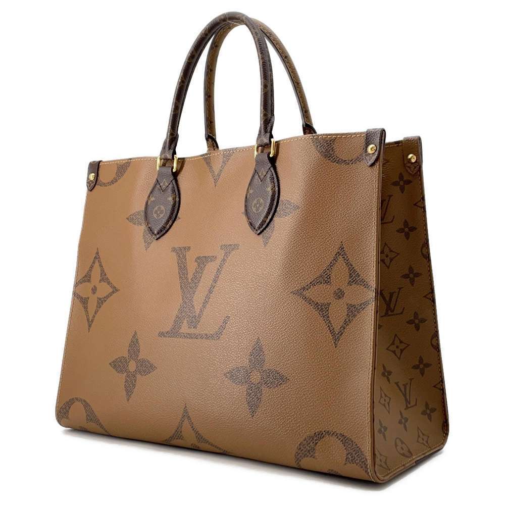 Louis Vuitton Go Reverse the MM Bag Handbag Giant Tote Monogram On - Picture 2 of 10